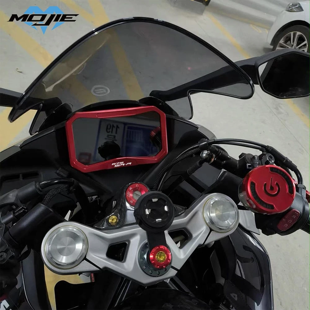 

2025 FOR CF MOTO CFMOTO 675SR 675SS 675SR-R 675 SS SR 2024 Motorcycle Accessories Meter Frame Cover Screen Glare Shield 675 SRR