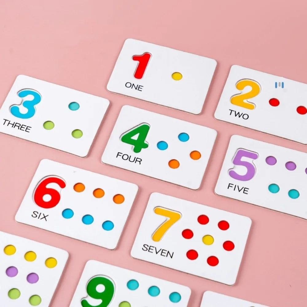 Wooden Clip Beads Toy Early Educational Colorful Color Matching Beads Game Arithmetic Fine Motor Training