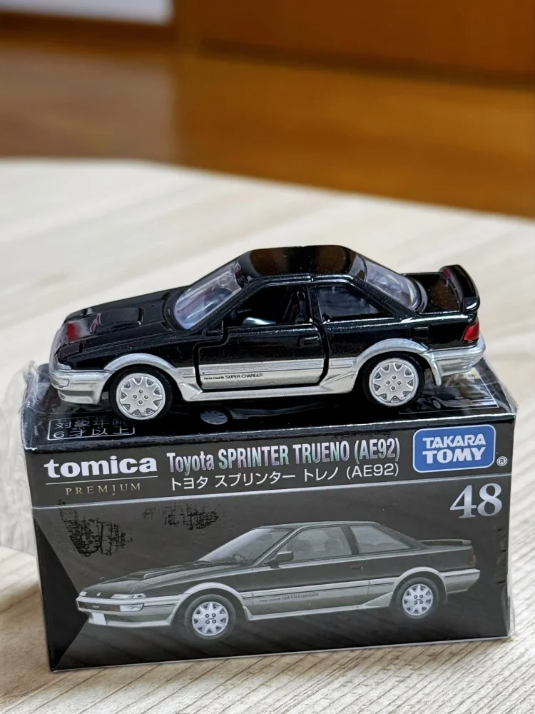 Takara Tomy Tomica Premium Black Box Toyota Sprinter Trueno AE92 Alloy Diecast Simulation Car Model Collectible Toy For Boys view 5