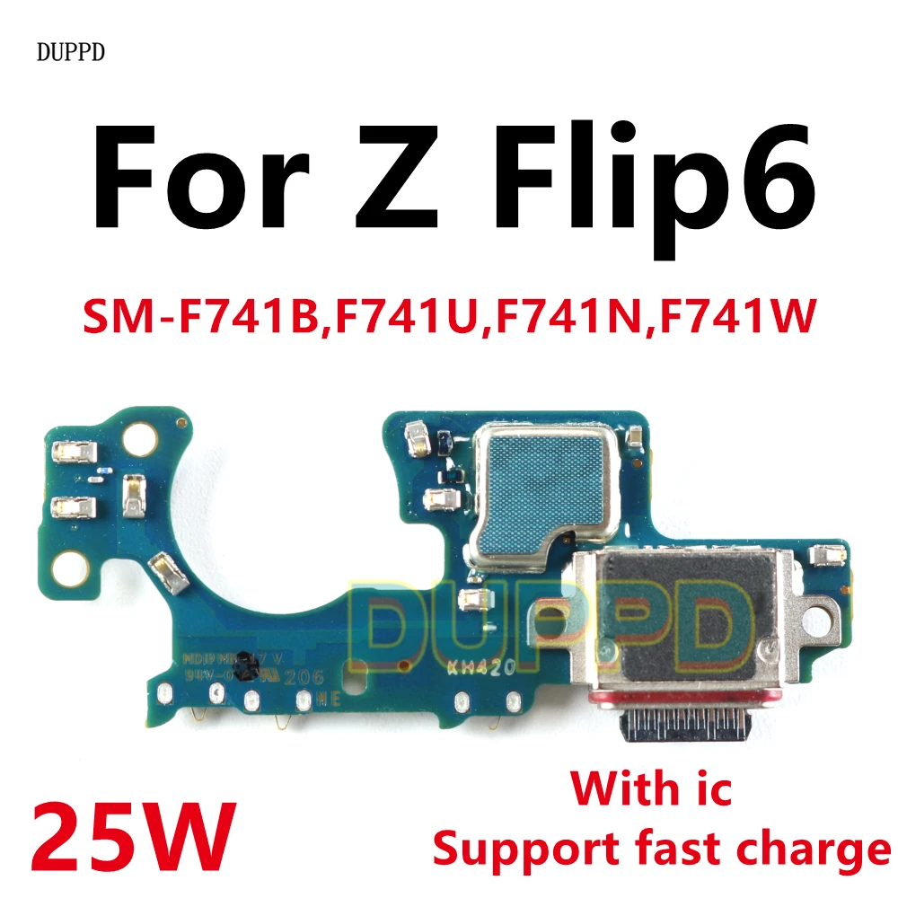 cabo-flexivel-da-placa-de-carregamento-com-conector-usb-para-samsung-galaxy-z-flip6-sm-f741-f741b-f741u-f741n-f741w-zflip6