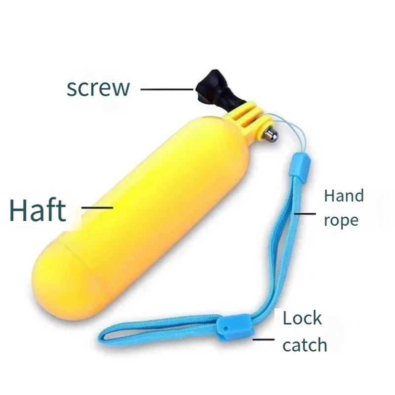 ชุดแท่นอะไหล่กล้องถ่ายรูปแบบลอย + ไม้เซลฟี่ + ขายึดสำหรับโกโปรแอคชั่นสปอร์ต