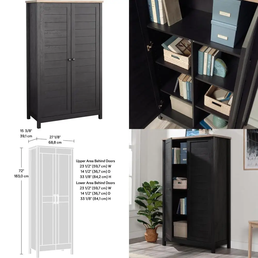 Oak Finish Storage … - image