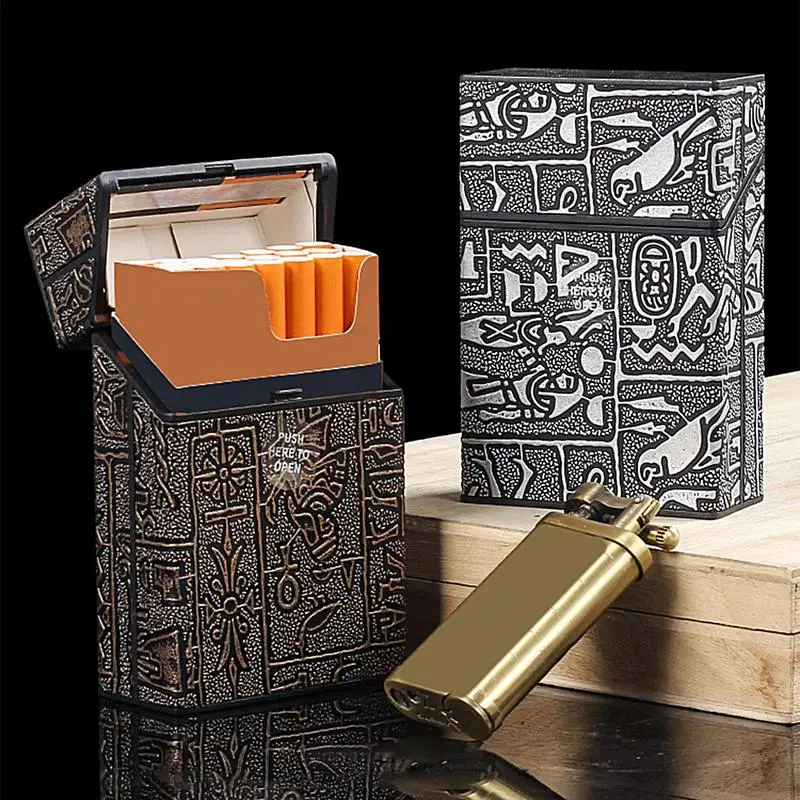 Cigarette Case Waterproof Cigarette Box Portable Cover 20pcs Cigarettes Tobacco Holder Storage Container Smok-ing Tool