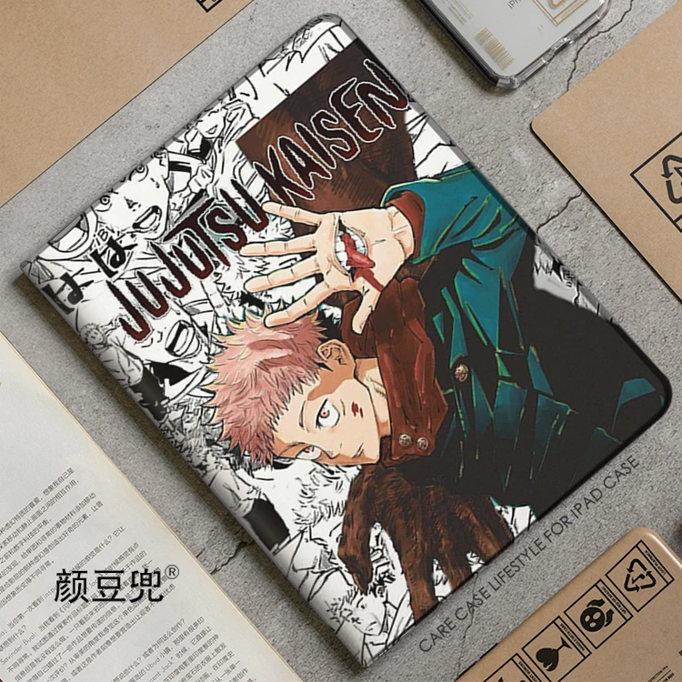 

Чехол Itadori Yuji Jujutsu Kaisen с аниме для iPad 10,2, 8th 10th Air4 5 Mini 5 6, роскошный силиконовый чехол для iPad Pro11, 12,9 дюйма, 2023