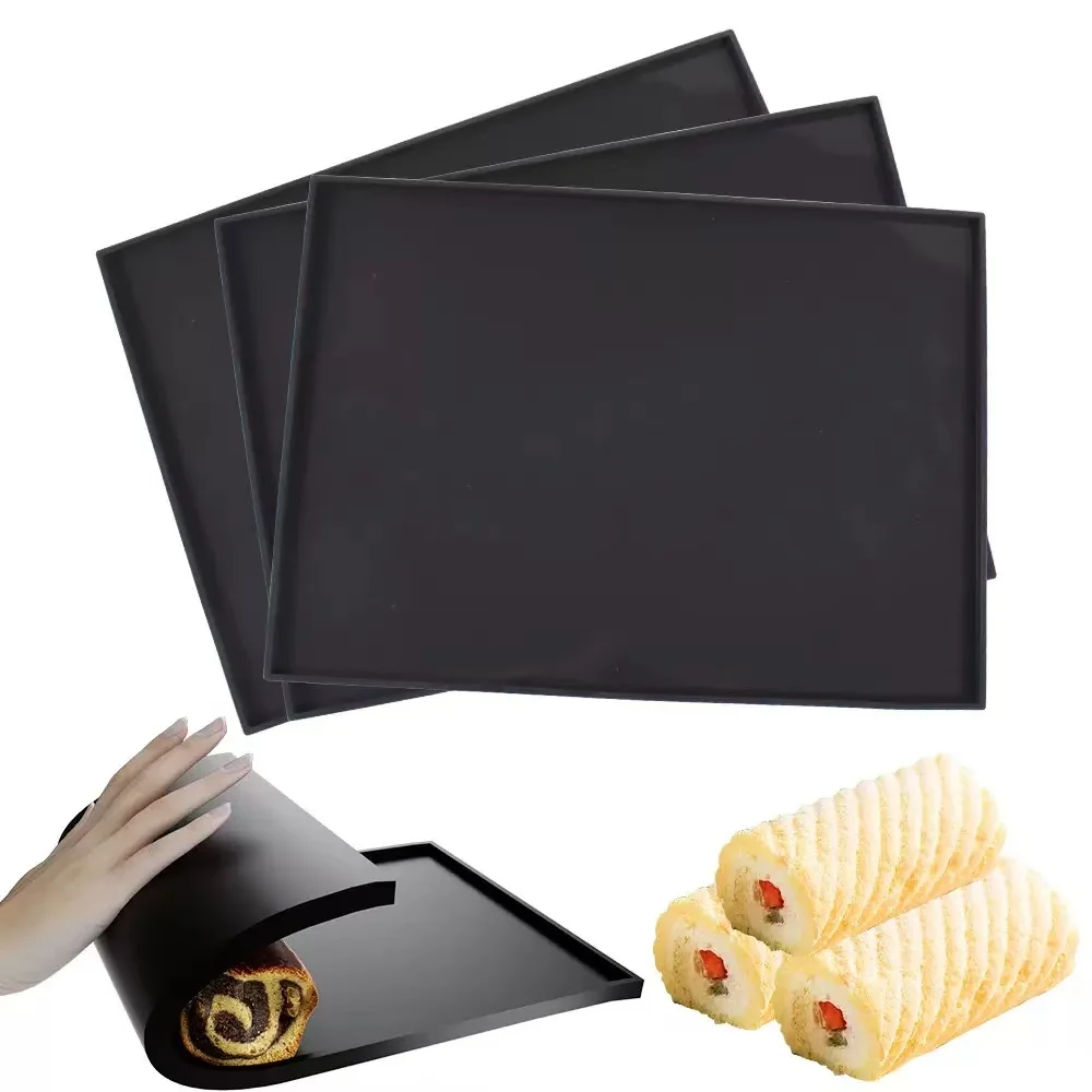 

Diy Silicone Baking Mat Multifunctional Non-stick Macaron Swiss Roll Oven Mat Bakeware Baking Tools Kitchen Accessories
