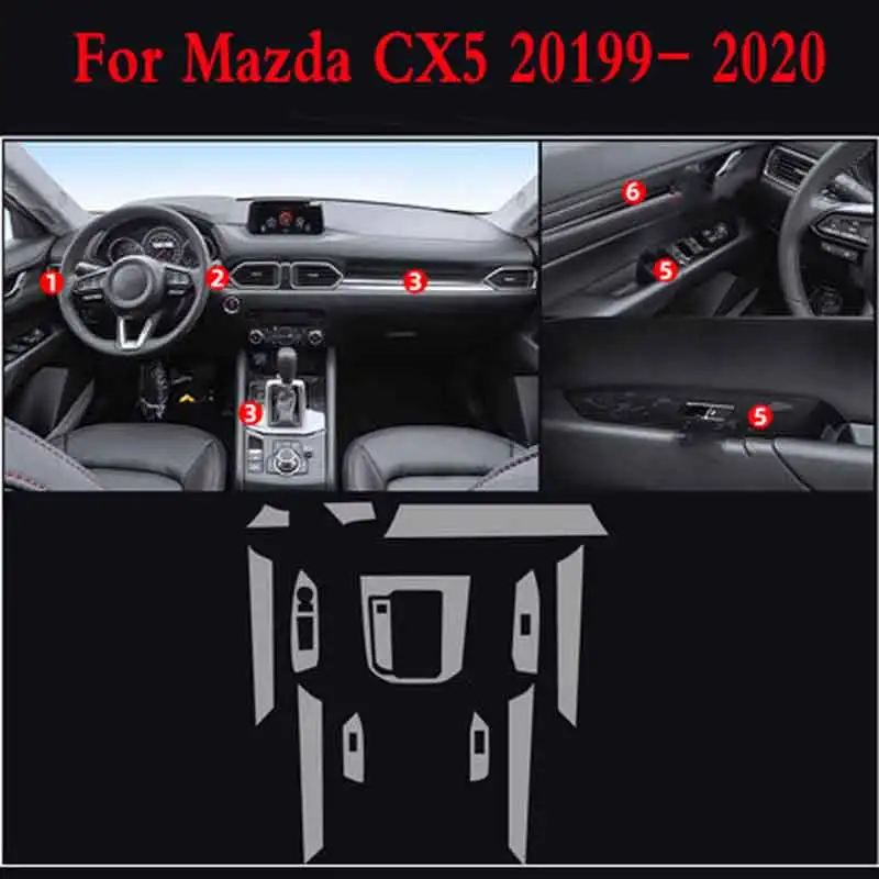 Automotive Interior TPU Protective Film Scratch Proof Protects The Internal Screen GPS For Mazda CX-5 CX5 2019 2020