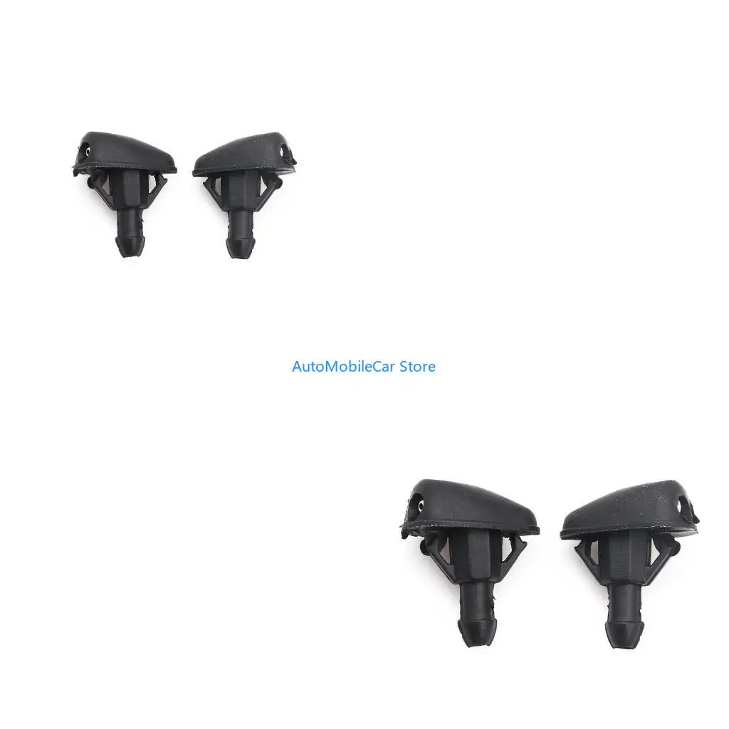 G8TE 2Pcs Plastic Window Windshield Washer Sprayer Nozzle For K3