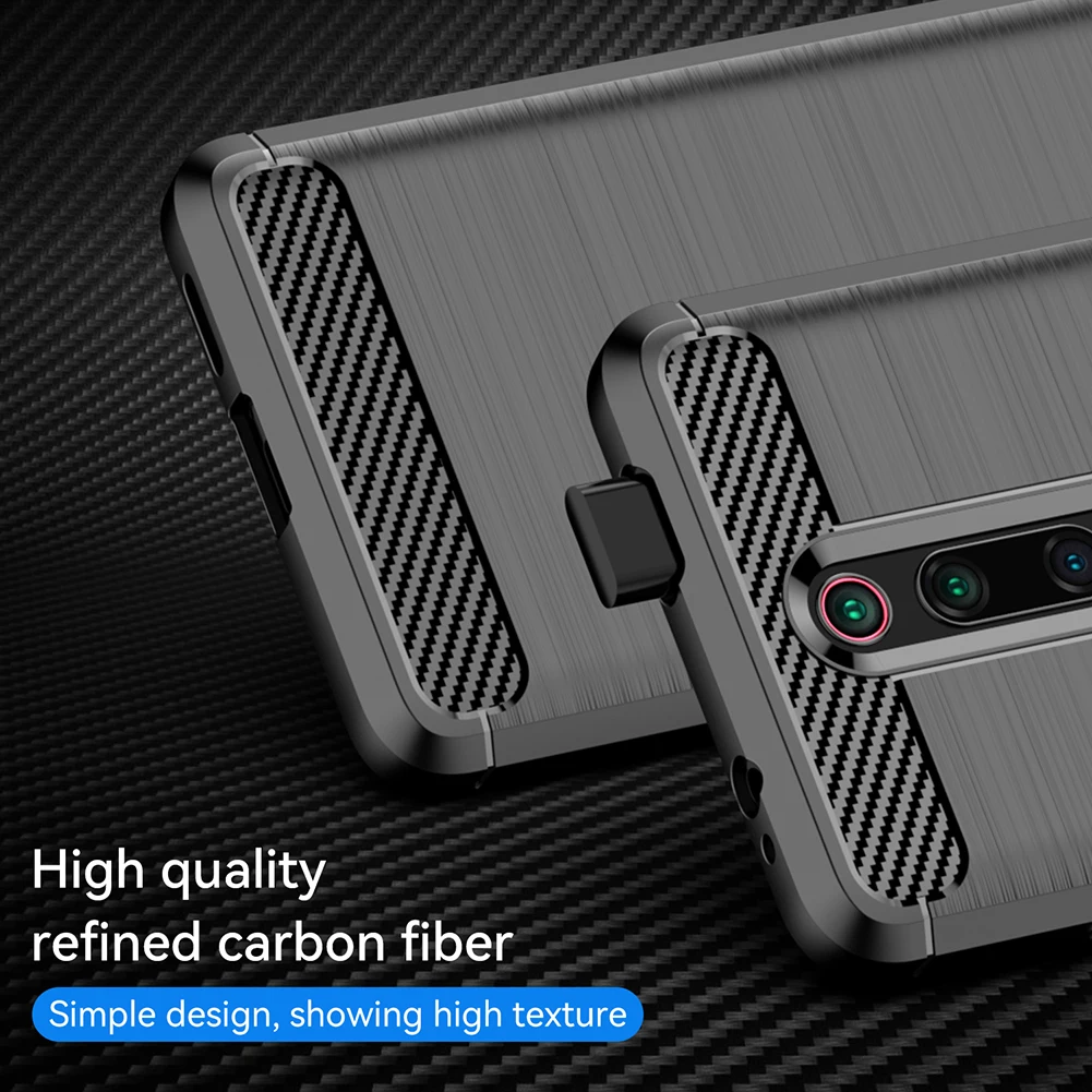 FERISING 케이스 샤오미 MI 9T / 9T 프로 Mit 케이스 TPU 범퍼 카본 커버, Redmi K20 / K20 프로 프리미엄 케이스, Coque Capas
