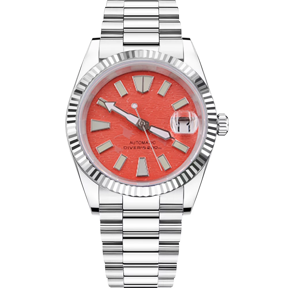 นาฬิกาข้อมือผู้ชาย Corgeut 36/39 มม. ระบบอัตโนมัติ Relogio MasculinoNH35 เครื่องกลไก แซฟไฟร์