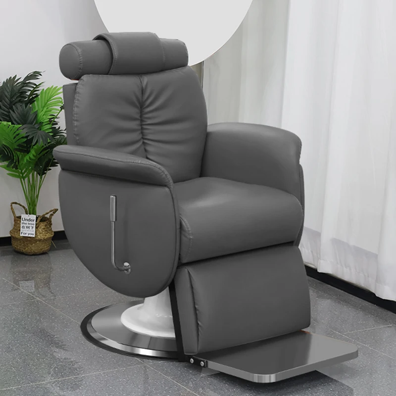 

Head Therapy Barber Chair Folded Down Dedicated Shaving Cutting Barber Chair Lifting Seat Silla Barberia Nail Salon Furniture