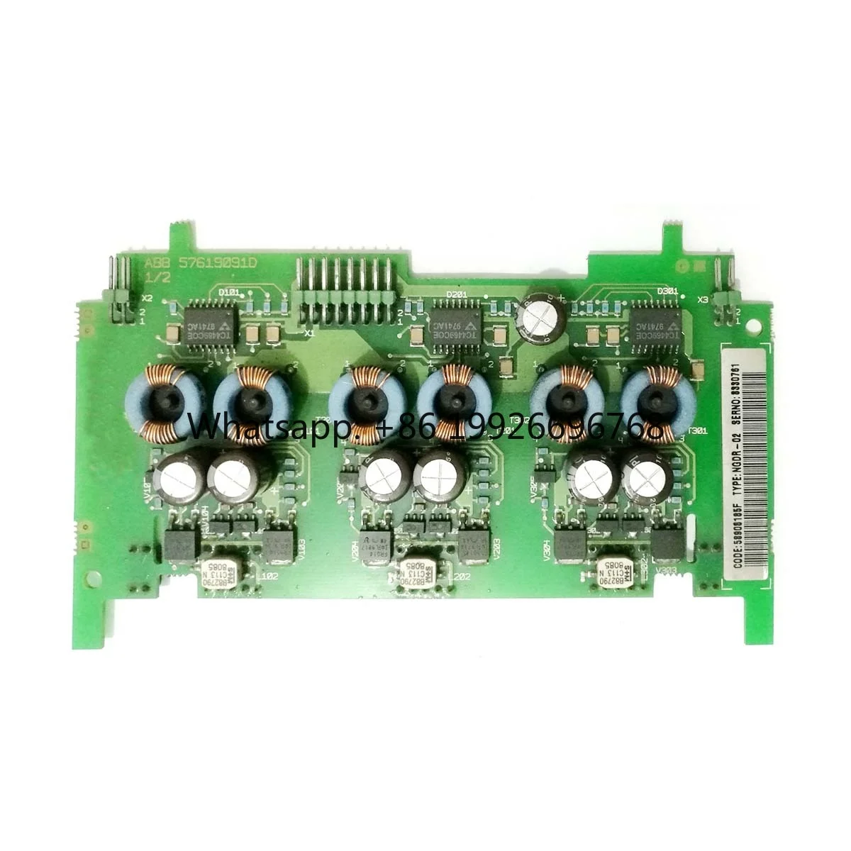 Power Supply Board NGDR-02 FOR ACS600 SERIES ALT ID 57619091D