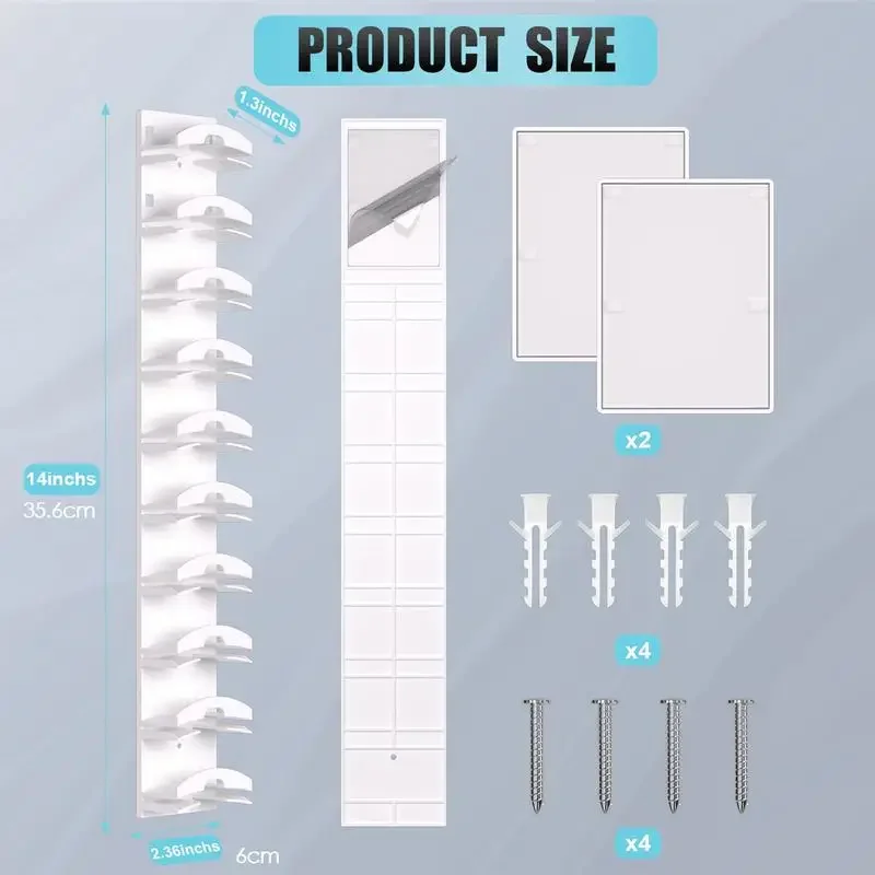 Hat Rack For Wall Stick-on Baseball Cap Storage Holder Display Hanger Hat Storage Organization Wall Mount For Bedroom Closet