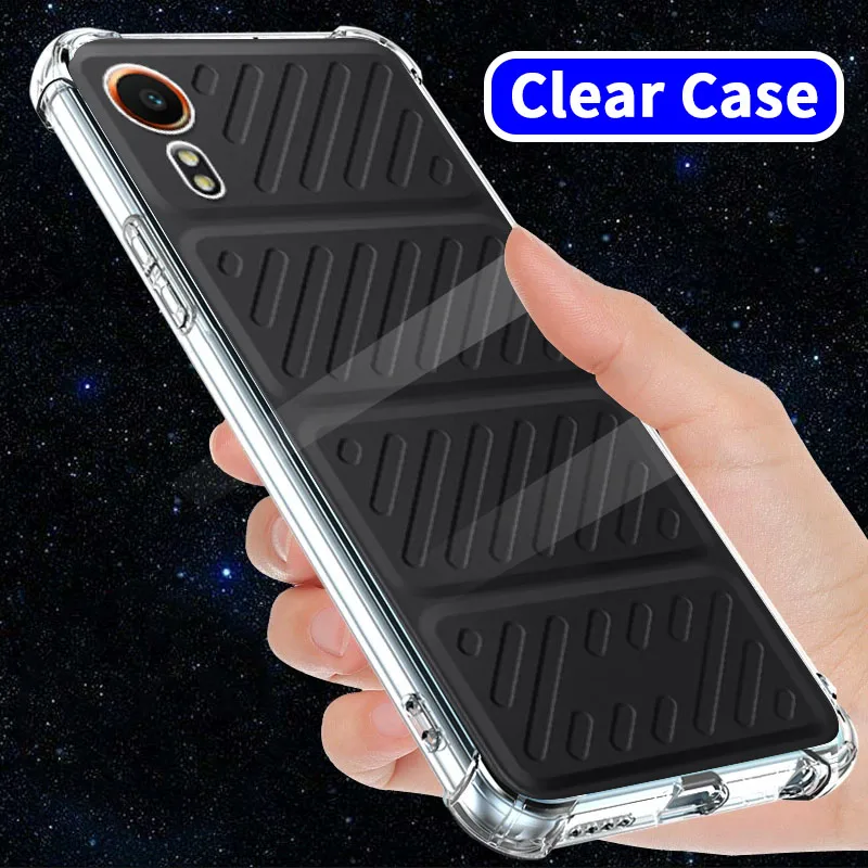 Klare weiche Rückseite für Samsung Galaxy XCover5 XCover6Pro XCover7 transparente Handyhüllen deckt stoßfest ab