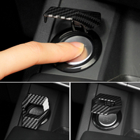 Car One-button Start Cover Ignition Switch Protective Cover Car Interior One-button Start Protection Anti-scratch Decor Cover