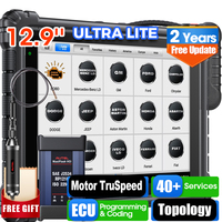 Autel Ultra Lite Car Diagnostic Tools Scanner Advanced ECU Programmer Auto Scan Tool Topology Mapping of MS909