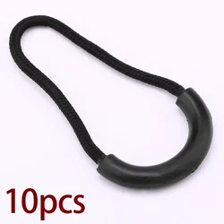 10Pcs U-Shaped Zip Head Plastic Zip Pulls Cord Puller Clip Replacement For Backpacks/Travel Packages/Jackets Accessories