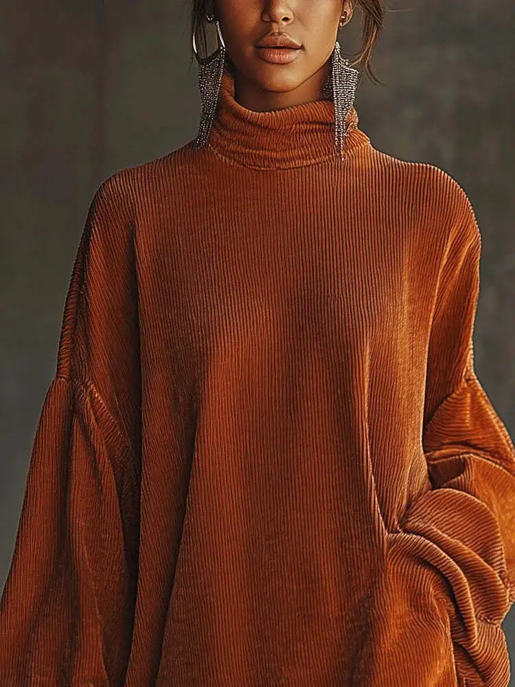 المرأة خمر سروال قصير شرابة فستان قصير غير رسمي الصلبة طاقم الرقبة طويلة الأكمام فضفاضة مزاجه فستان موضة فساتين قصيرة الإناث