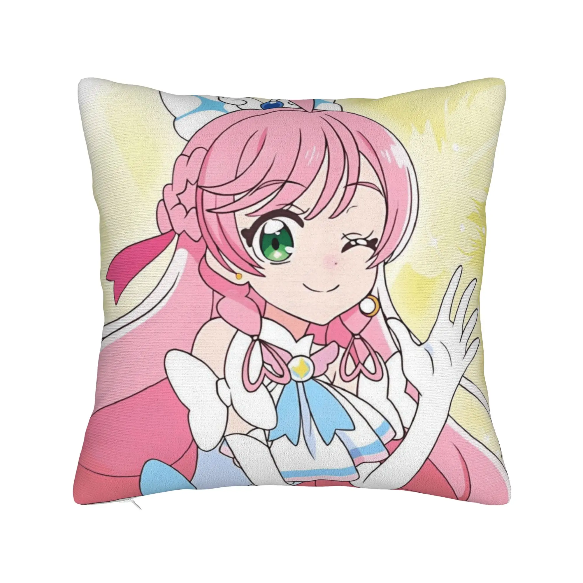 Anime Sky P-Precure Pillow Case  Soft Pillow Cover Kawaii Pillowcases For Sofa Home Decor