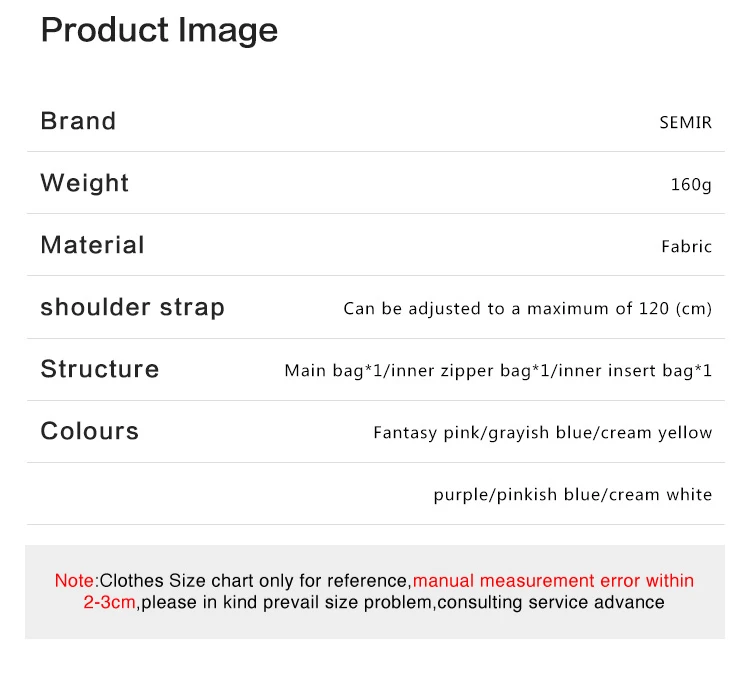 Semir Umhängetasche für Damen, 2025, neue Brusttasche, Macaron-Farbe, Knödeltasche, minimalistische Hüfttasche, Schultertasche – Detail 6