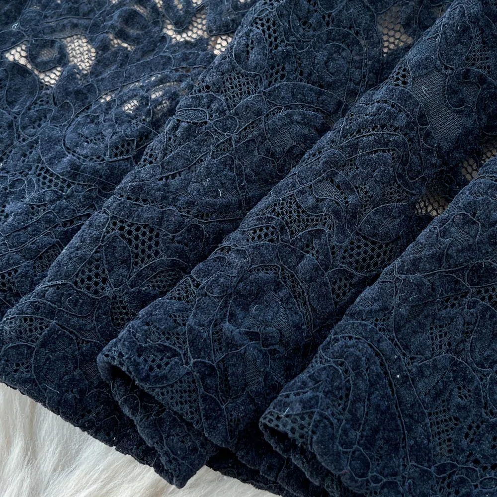 Chic vintage Sexy V-neck lace Ruched Fairy A-line Vacation Women Boho Sundress ceremony dresses