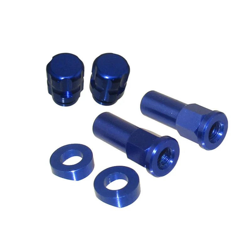 XLJOY نك الاطارات غطاء صمام ريم قفل الجوز يغطي لهوندا ياماها كاواساكي سوزوكي حفرة MX الترابية دراجة قبالة الطريق موتوكروس #3