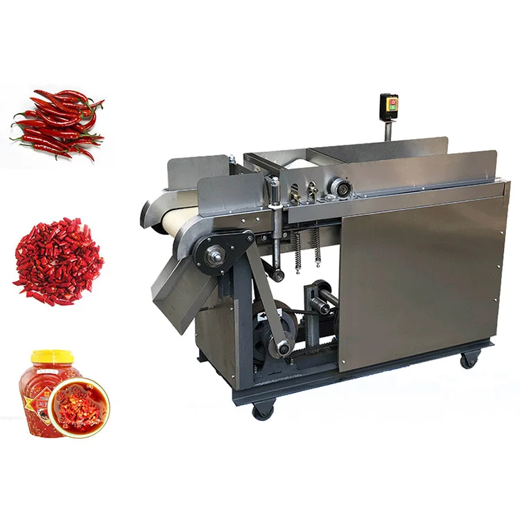 

Industrial Automatic Red Dry Chili Pepper Stem Cutting Machine Pepper Chopping Machine Green Chili Cutting Machine for Sale