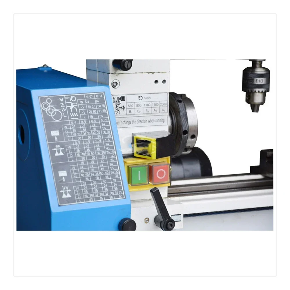 1pc Lathe Turning Drilling Milling Machine Home Turning Drilling Machine Metal Processing Machine Tool 220V  750W