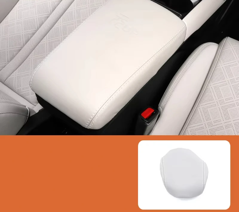 For BYD Yuan Pro Yuan UP EV 2023 2024 Car Styling Armrest Leather Cover Gearshift Cover Armrest Protective Cover Accessories