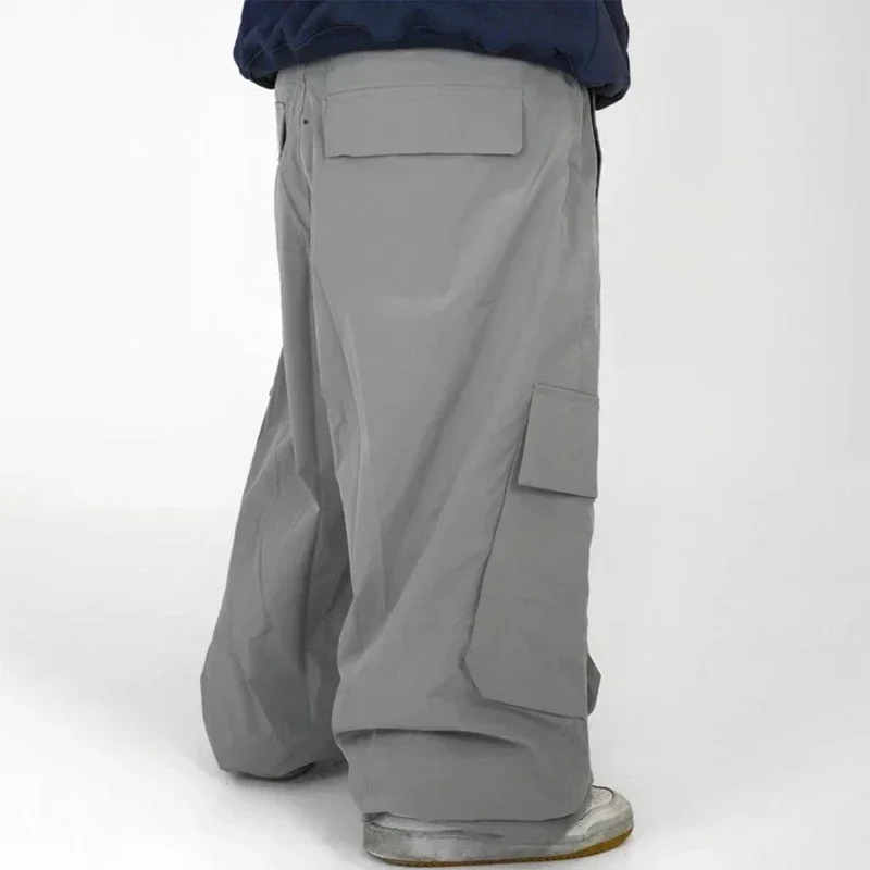 2025 Male Cargo Ski Pants Winter New Loose Skiing Baggy Pants Men Warm Snow Bib Overall Clothes 3L Waterproof Snowboard Trousers