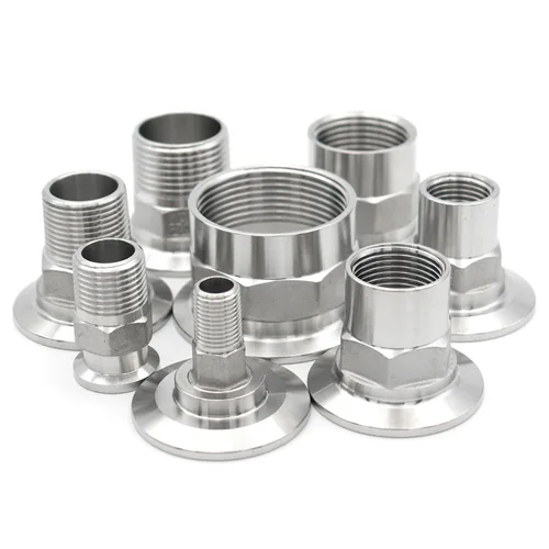 Tubo de acero inoxidable con rosca macho hembra BSPT, accesorio de tubería hexagonal, DN15-DN50 S304, 1/2 "", 3/4"", 1 "", 1-1/4"", 1-1/2 "", 2""