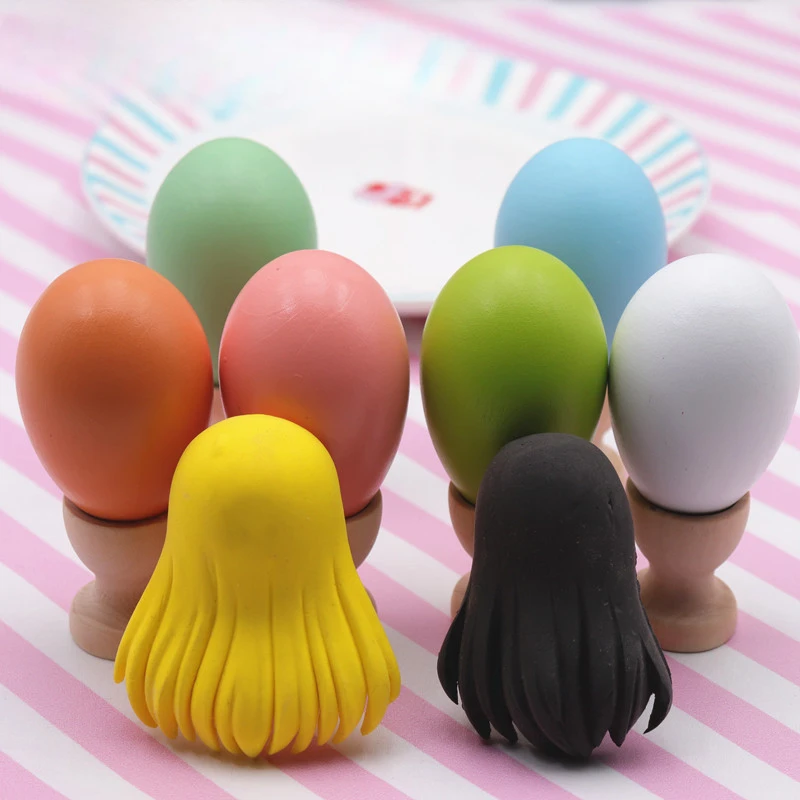 

Clay Doll Hair Pressing Tool Egg Shaped Assistant Ultra Lightweight Mold Children's Intelligence Development