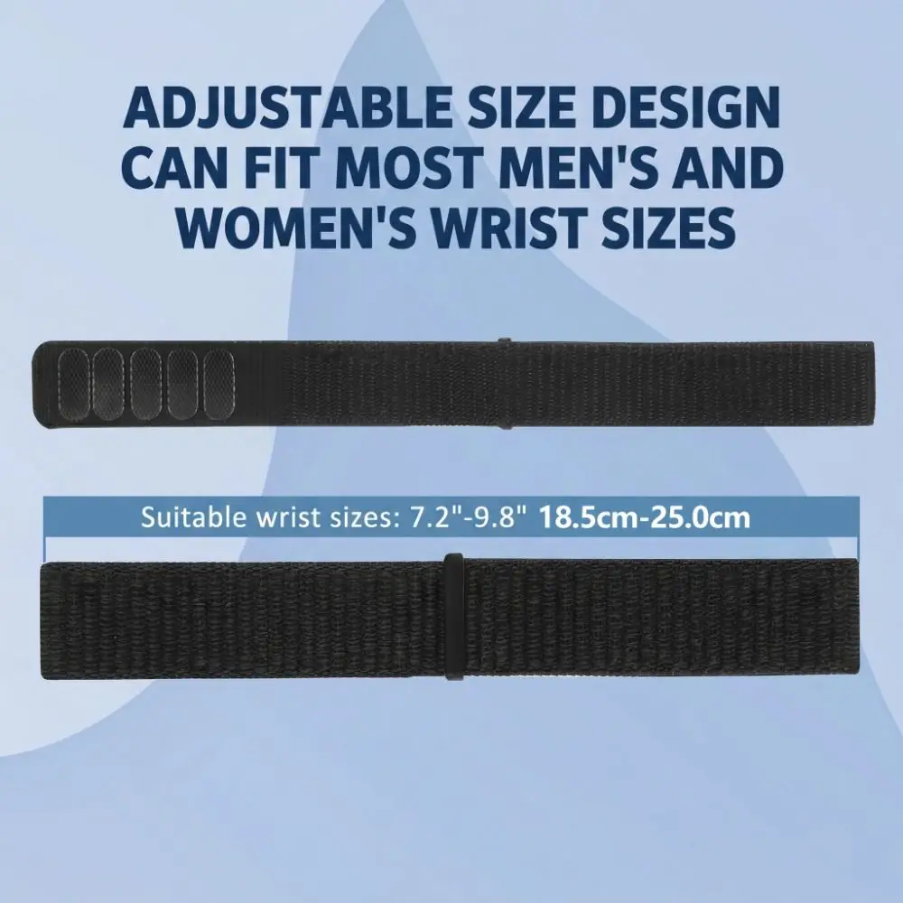 QuickFit Woven Nylon Watch Band 22/26 Mm Comfortable Adjustable Sport Band Replacement Breathable for Fenix8/7/7x