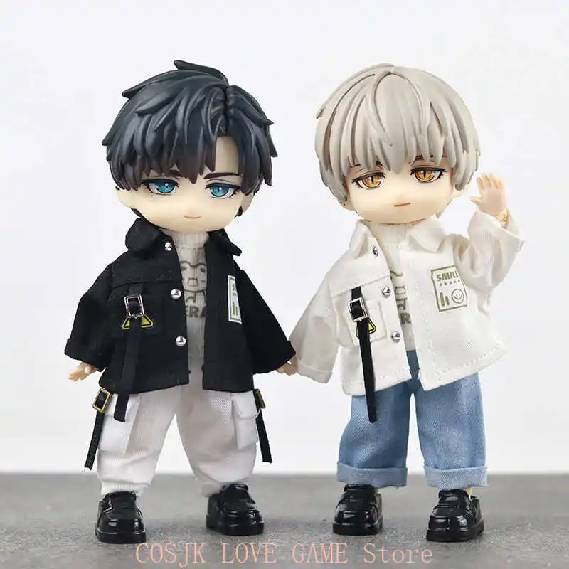 

Anime Light and Night Osborn Sariel Evan Ob11 Handsome Body Clothes Suit Figure Figurine Model Desk Decor Xmas Birthday Gift