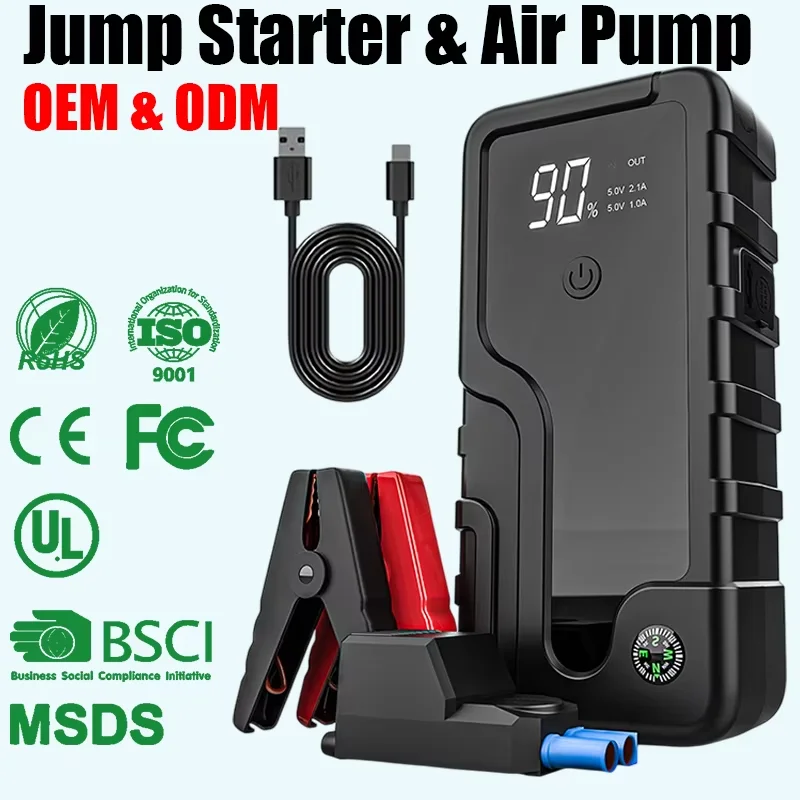4-In-1 12V Car Jump…
