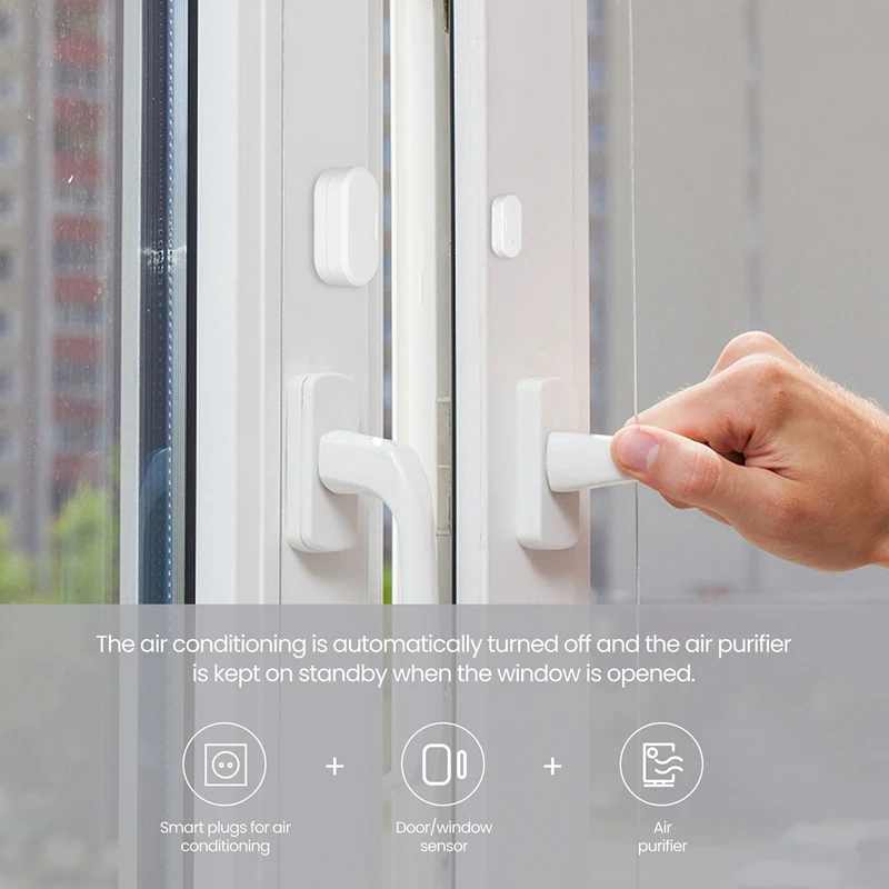 Hot-Tuya Zigbee-Transducteur de capteur de contact intelligent, capteurs de sécurité pour porte et fenêtre, maison intelligente, 2 pièces, 3.0