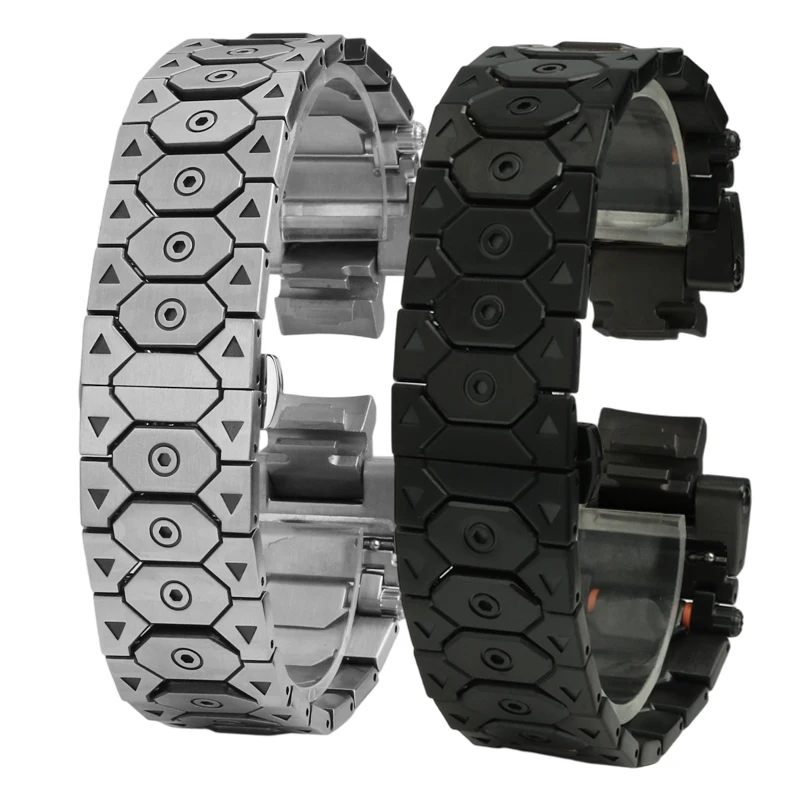 GST B400 تعديل سوار الفولاذ المقاوم للصدأ ل كاسيو G-Shock GST-B400 المعادن حزام الساعات اكسسوارات حزام ساعة اليد 14 مللي متر معصمه حزام