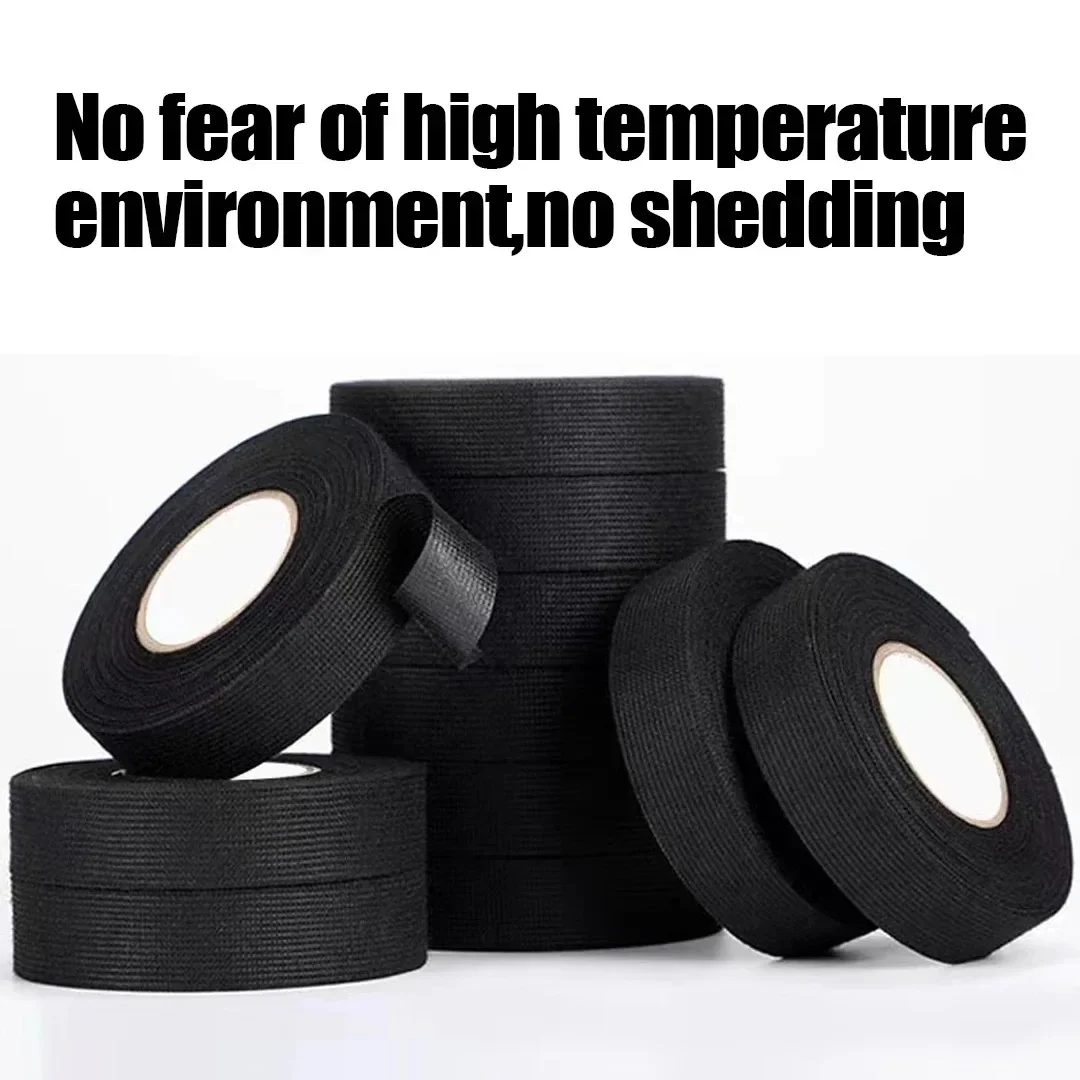 Car Wiring Loom Protection Tape, Heat Resistant Waterproof Harness Tape, Electrical Insulating Adhesive Tape