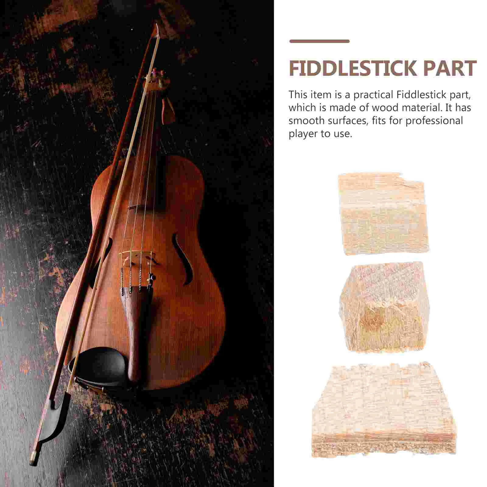 2 Sets Bow Replacement Tool Cello Wooden Bow Accessories Violin Accessories Wooden Stopper Cork Fiddlestick Replacement