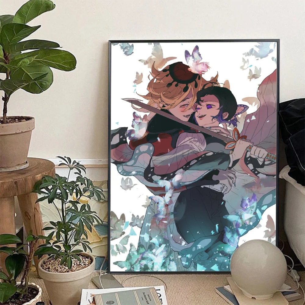 Demon Slayer Douma Poster Anime Posters Sticky Vintage Room Home Bar Cafe Decor Kawaii Room Decor