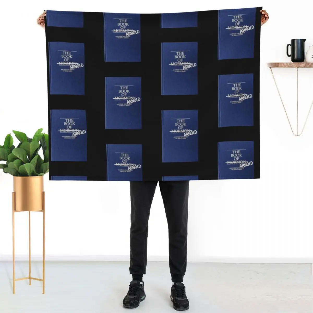 

The Book Of Mormon Arnold Funny Musical Throw Blanket Multi Purpose Soft Warm Blanket for Home Travel