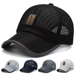 Unisex Label Mesh Breathable Baseball Caps Spring and Summer Outdoor Adjustable Casual Hats Sunscreen Hat