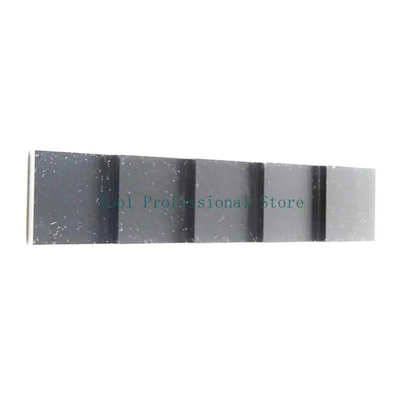 57QF 5 Step 0.1'' 0.2'' 0.3'' 0.4'' 0.5'' Test Calibration Block for Thickness Gauge in NDT Testing Carbon Steel Compact Size