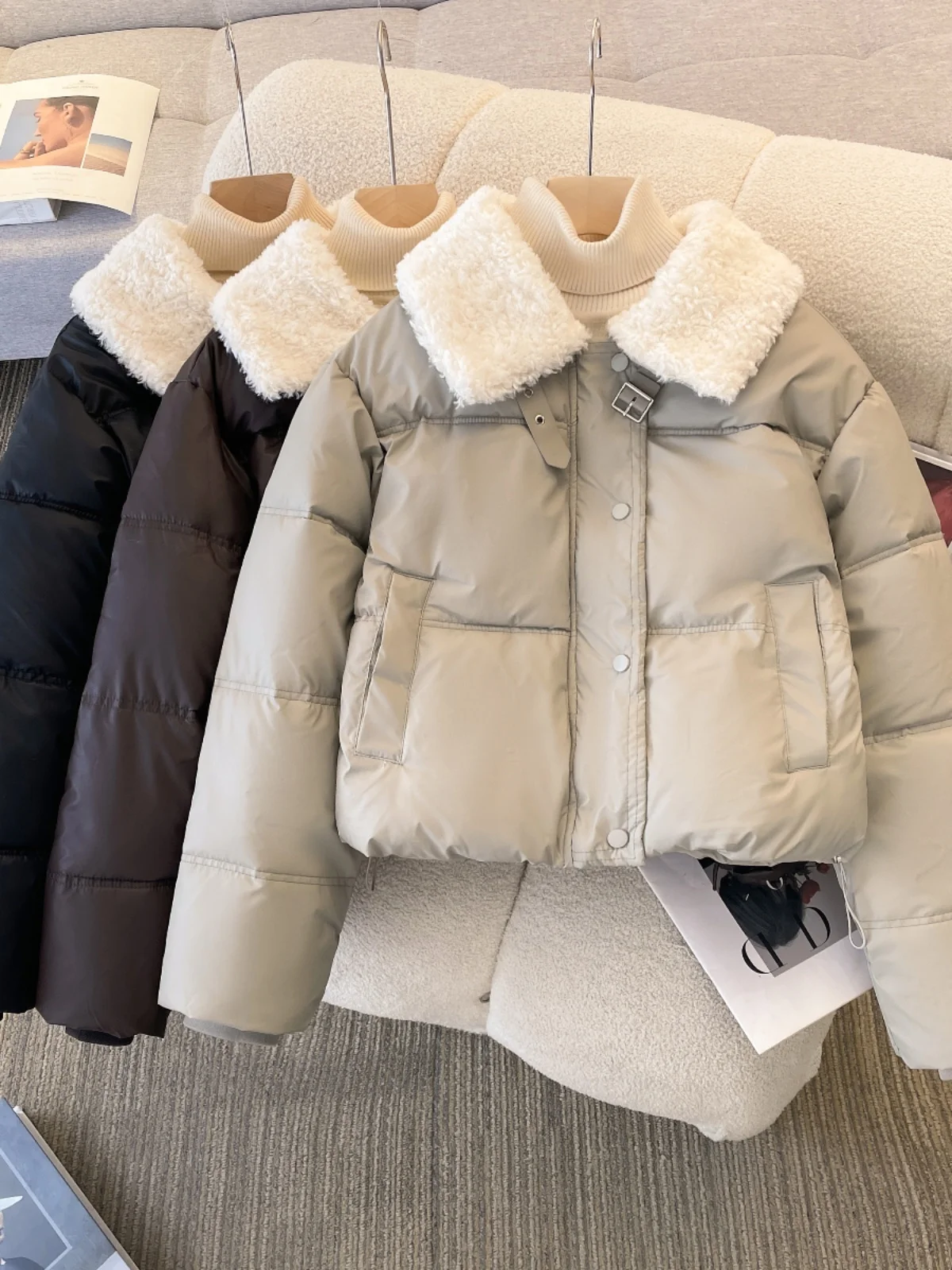 

Puffer Parkas Womens Long Coats For Women Embroidery Stain Resistant Medium Down Pocket Metal Raglan Gold Adjustable Asymmetric