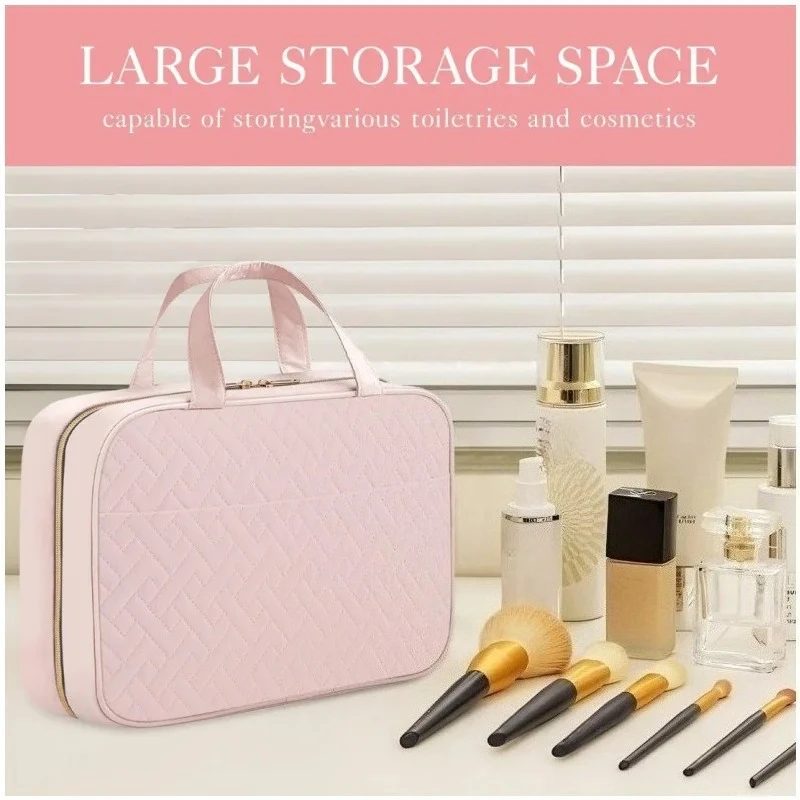 حقيبة غسيل للسفر مع حقيبة غسيل بخطاف وحقيبة مستحضرات التجميل ومجموعة غسيل السفر المحمولة
