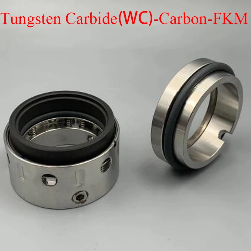 

58U/59U-16/20/22/24/25/28/30/32/35-50 Tungsten Carbide-Carbon-FKM Water Pump Single End Face Joint Bellows Shaft Mechanical Seal