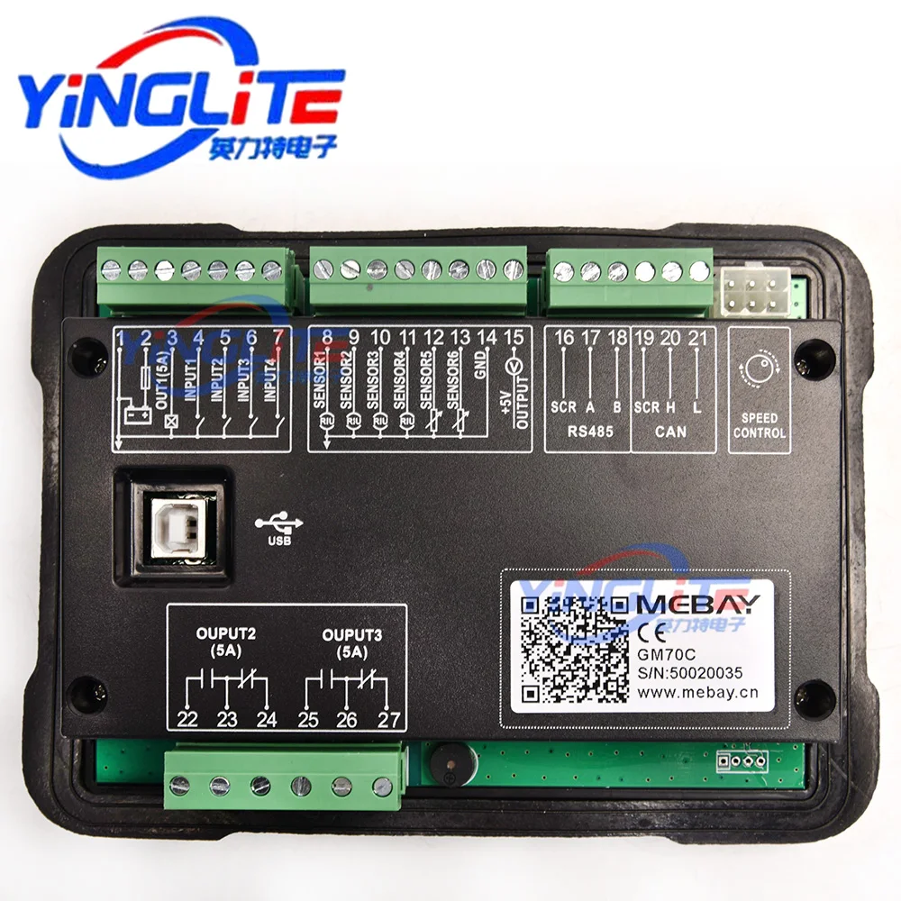 Mebay BX70C EFI Diesel Engine Control Box GM70C Digital Gauge Multifunction Monitor