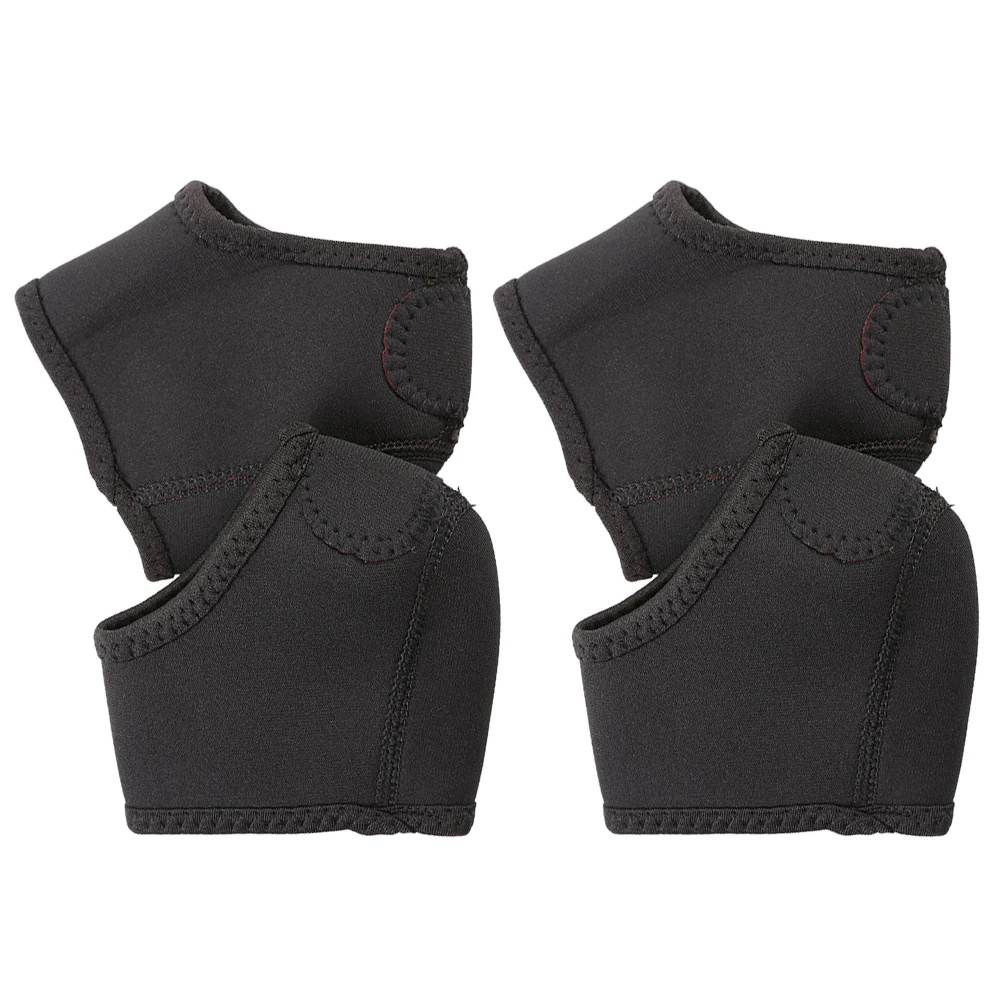 

2pcs Protective Covers Durable Non-Slip Heel Support For Adults Ankle Cushion Shock Absorbing Heel Sleeve Foot Care Tool