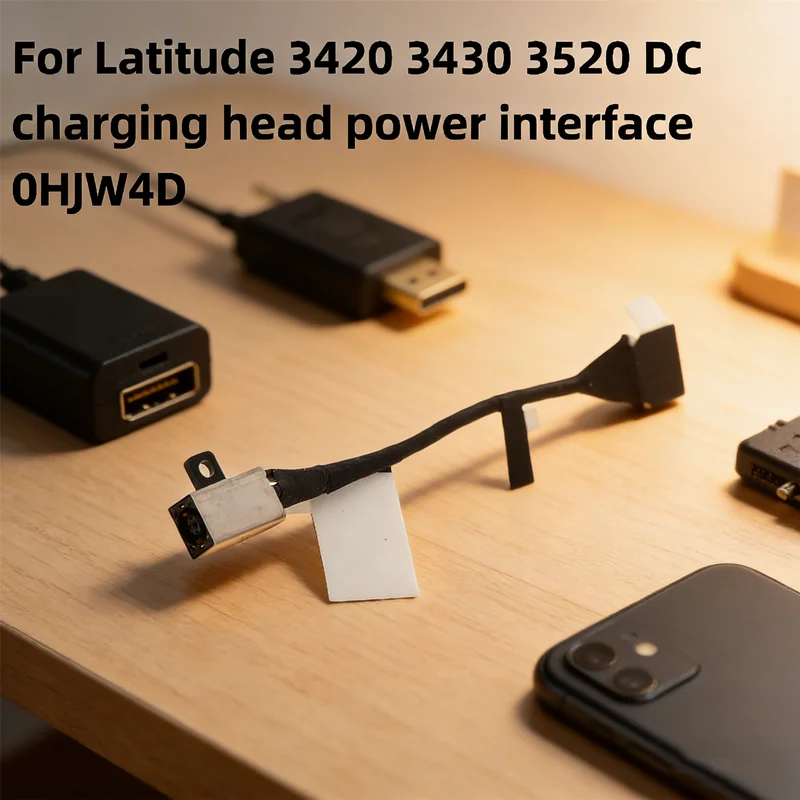 1/3Pcs DIY DC Power Jack Cable for Dell Latitude 3420/3430/3520 HJW4D 0HJW4D New
