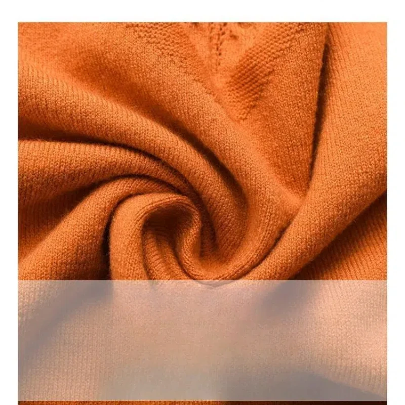 Autumn Winter Round Neck Women\'s Clothing Solid Color Pullover Long Sleeve Screw Thread Sweater Knitted Casual Elegant Tops