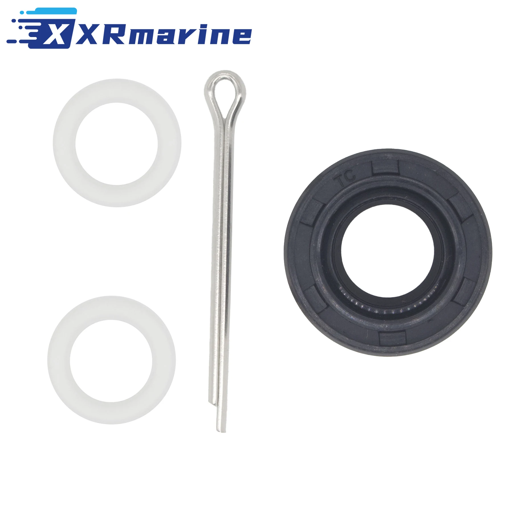 Lower Unit Seal Kit with Prop Shaft Oil Seal O-Ring Gasket for Honda Outboard Engine 91253-ZV0-003 90757-ZV0-000 90507-921-000